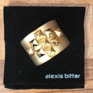 ALEXIS BITTAR hand carved cuff